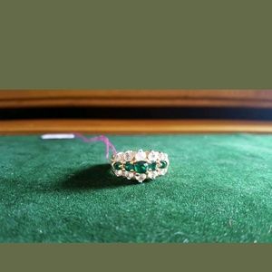 Emerald and Sapphire Ring
